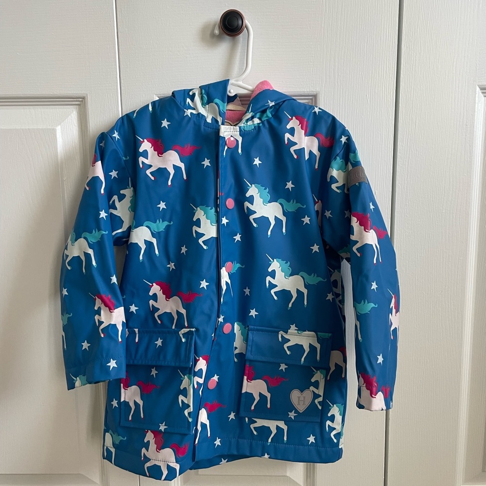 Toddler Girl’s Color Changing Raincoat